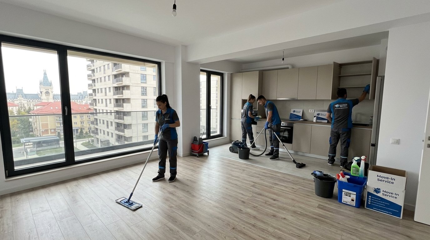 Curățenie la mutare în apartamente